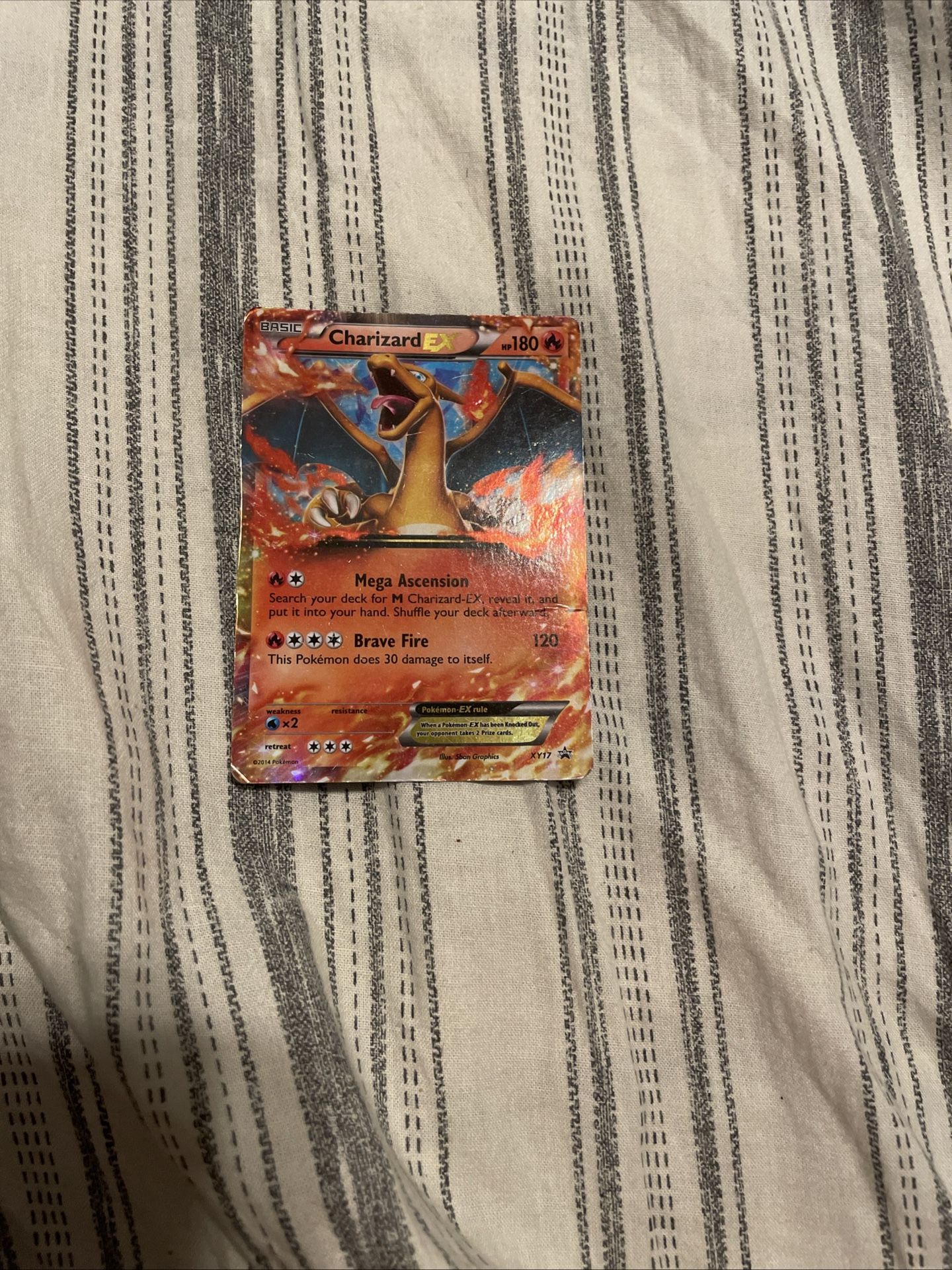Pokémon TCG XY17 Charizard EX Black Star Promo Holo