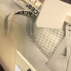 Jordan 4 Sail Off- Whites