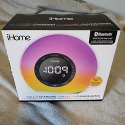 Unopened iHome LED Bluetooth Alarm Clock