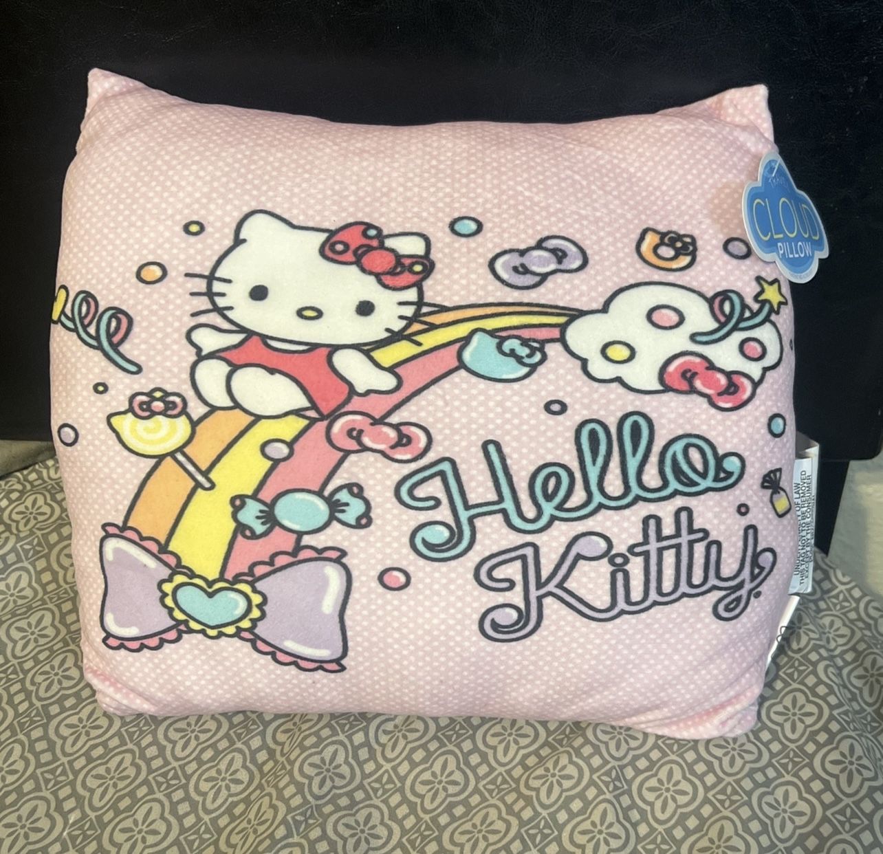 Hello Kitty Pink Cloud Pillow New 