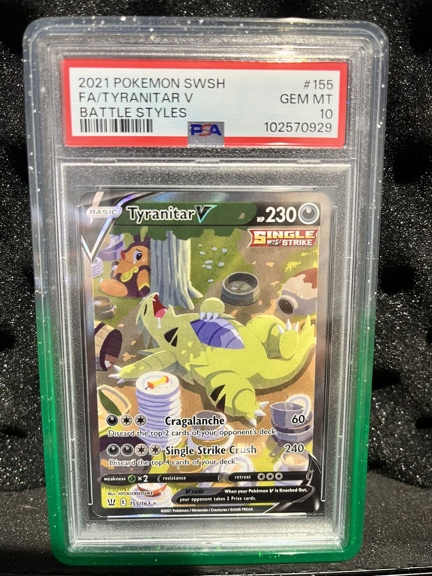 PSA 10 Tyranitar V Alt 155