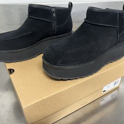 Ugg Cityfunc Ultra Mini Women's Black Boots - Size 9 - NWOT