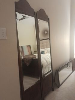 Full Length Mirror 7ft 3" Tall. 24" W.