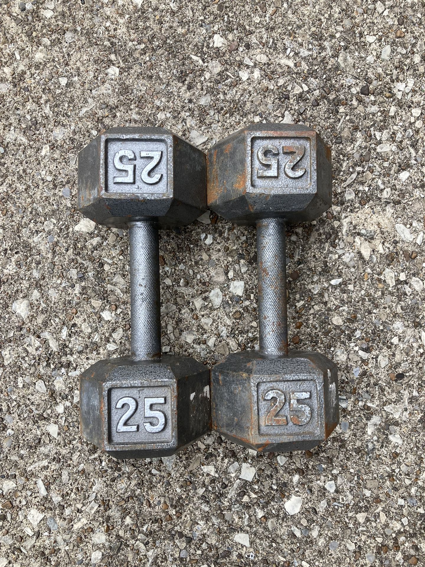Dumbbell Set 25lbs 2x 50lbs total