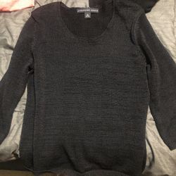 Womans Black Dress Shirt -  XL