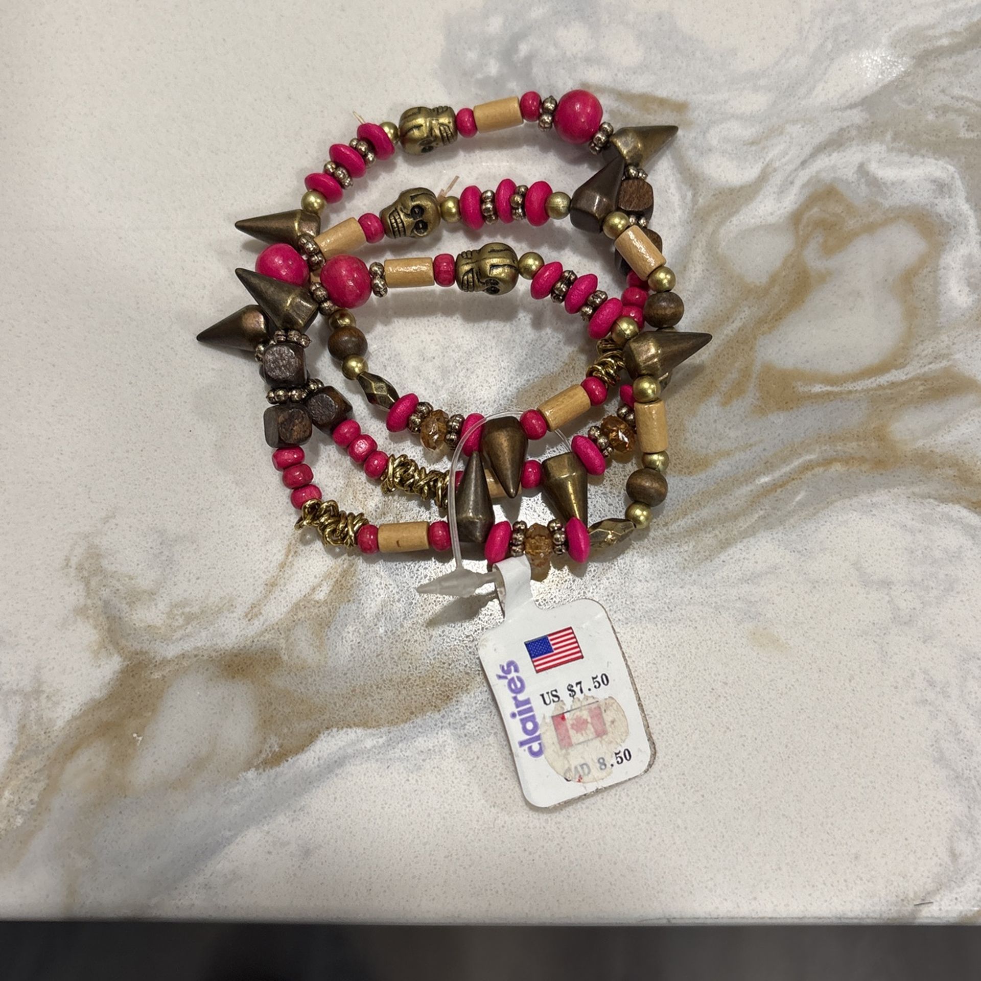 Cute Three Stretchy Bracelets $3.