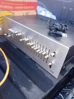 SG-9500 pioneer equalizer silver face