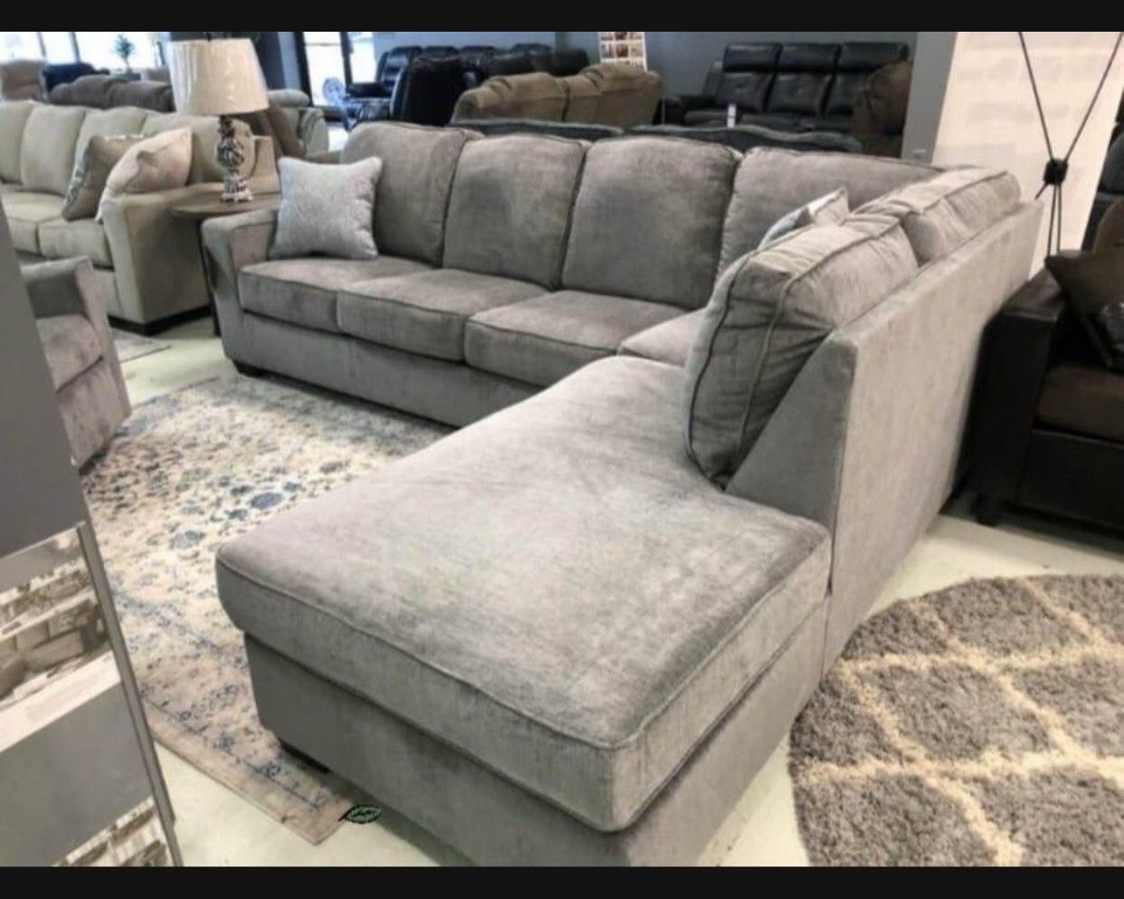 Extra Soft Off Gray L Shaped Seccional Couch Sectional With Chaise 🤩 New Brand 🤩 On Sale 🤩