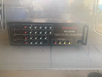 Panaton PA-203n digital Echo stereo Mixing Karaoke Amplifier In great working condition