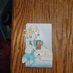 Mermaid Light  Switch Plate