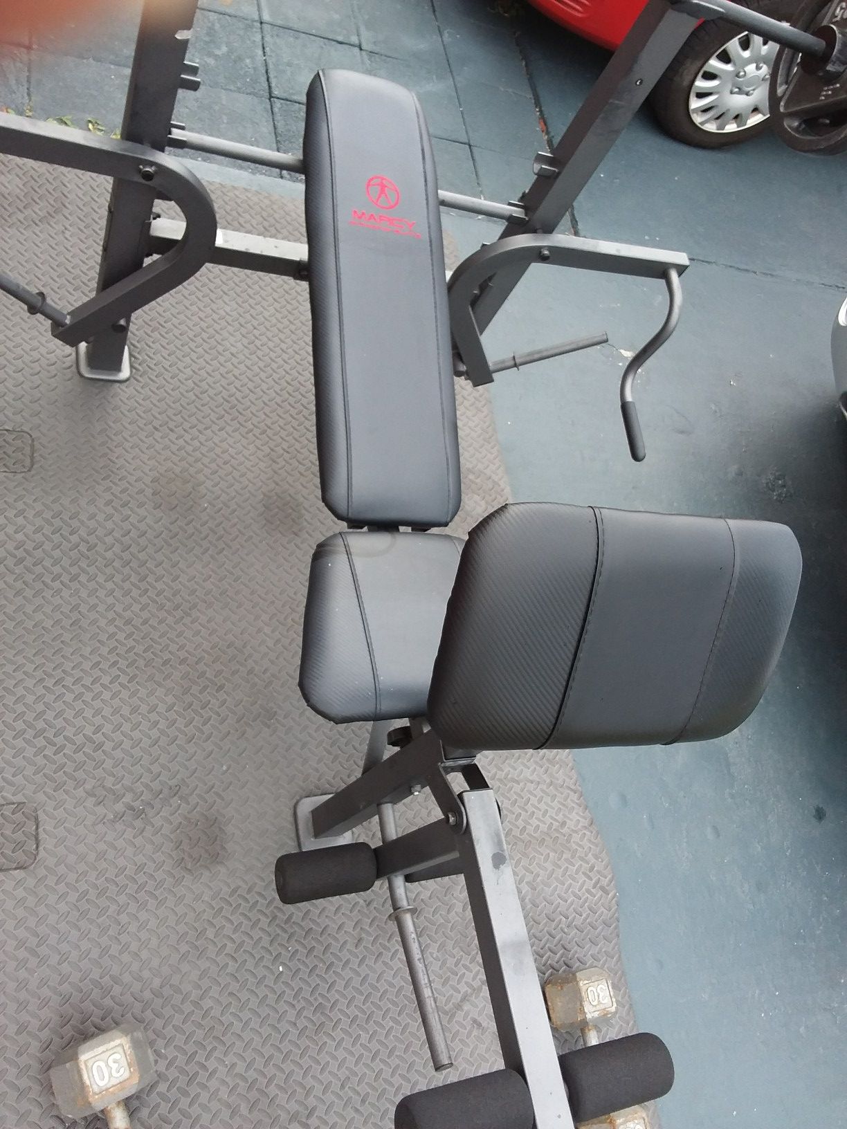 BENCH WEIGHT WEIGHT BENCH MARCY HEAVYDUTY BENCH WITH 7FT OLIMPIC BAR