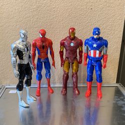 Spider-Man, Iron Man, Captain America Action Heroes