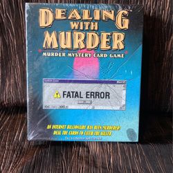 Dealing With Murder Mystery Card Game sealed