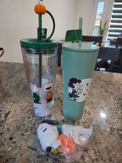 Starbucks Snoopy & Disney Cups