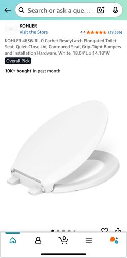Kohler - Toilet Seat - New