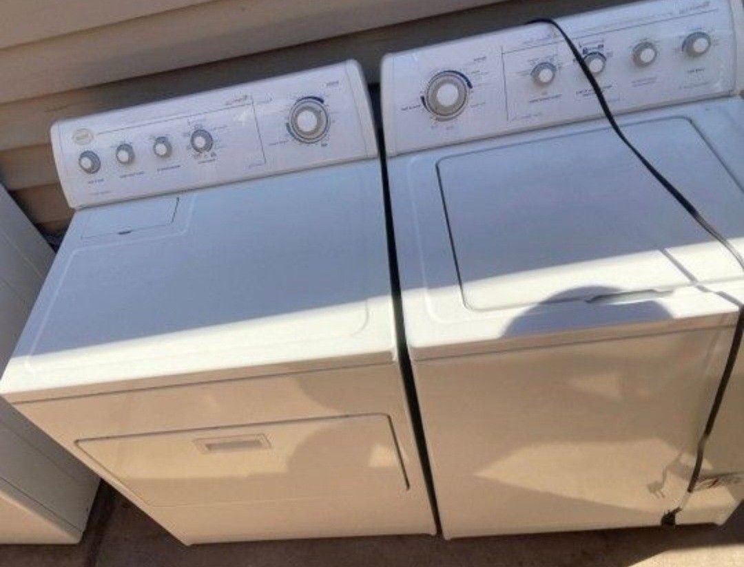 WHIRLPOOL SET WASHER AND ELECTRIC DRYER WORKING PERFECT