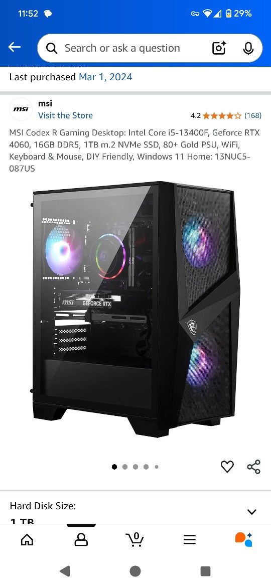 MSI Gaming PC 