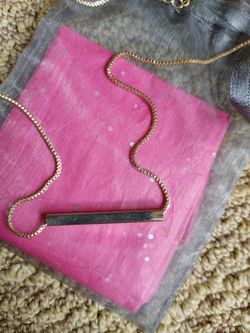 Gold Bar Necklace