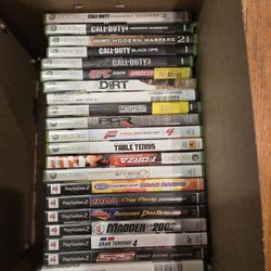 Xbox 360 And Playstation 2 games