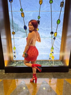 Amekana Ramona Diamanté dress