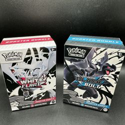 Pokemon TCG - Scarlet & Violet: Black Bolt & White Flare Booster Bundles