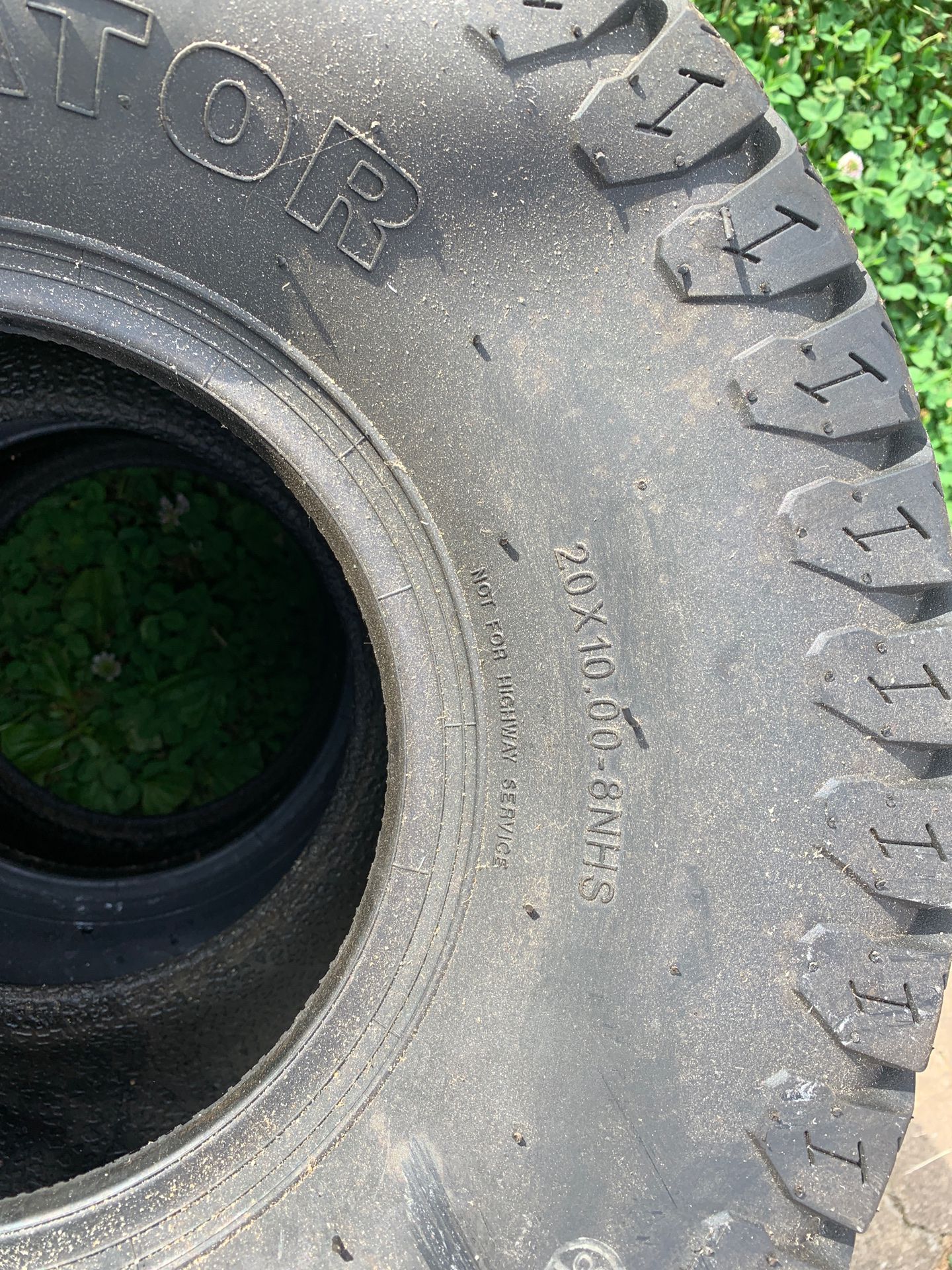 Brand new Gladiator Lawn Mower tires. Never used.
