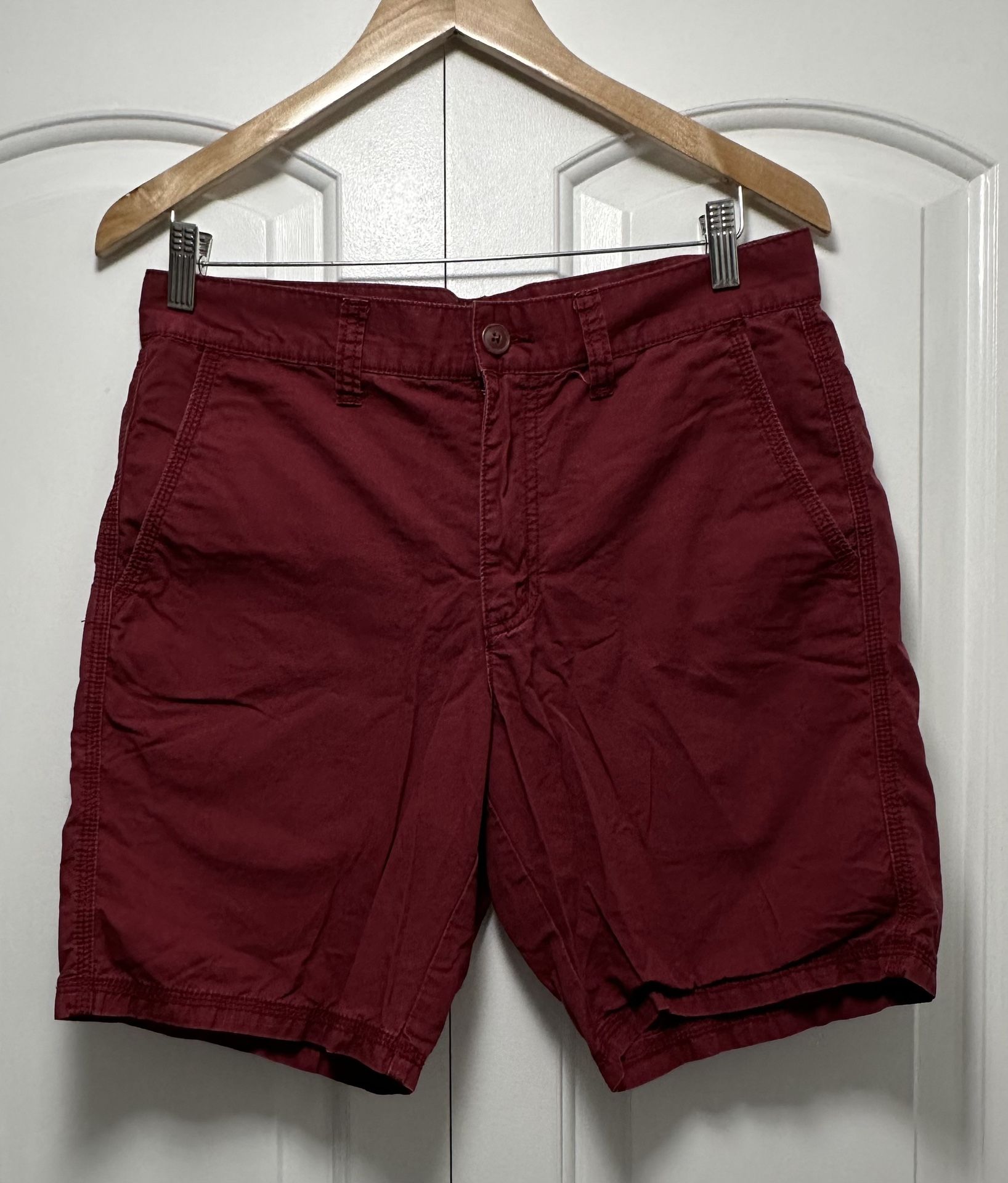 John Varvatos Men Red Chino Short Size M