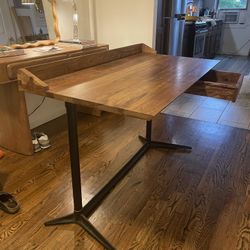 Mid-Century Industrial Desk 