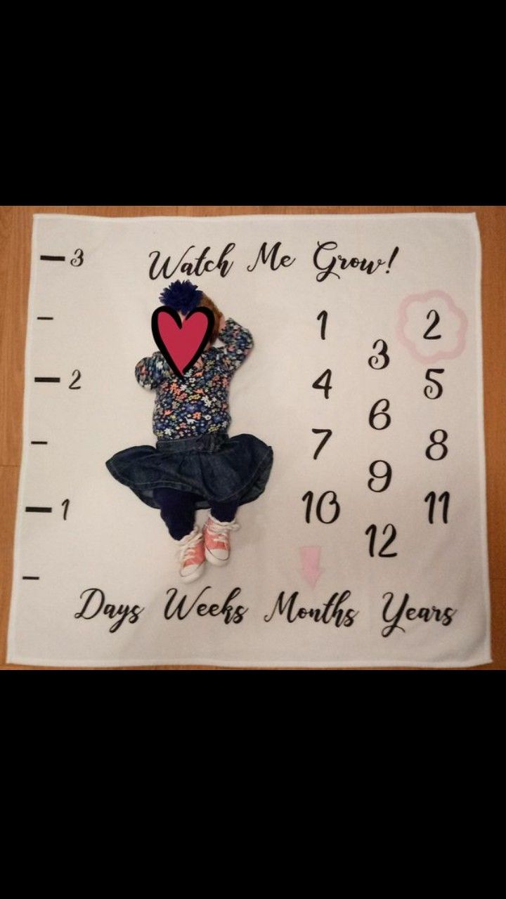 Watch Me Grow Photo Blanket