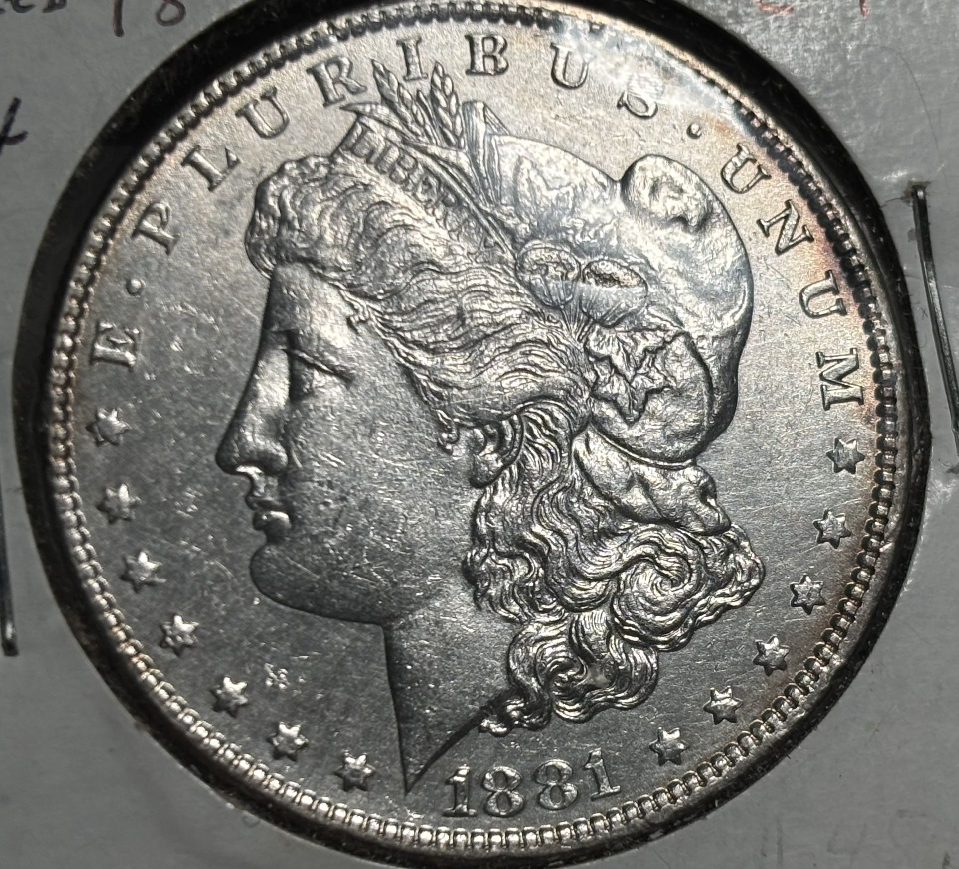 $1 1881 O. USA Morgan Dollar.