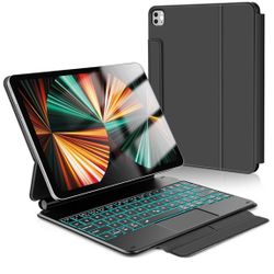 Brand New Magnetic Keyboard Case For Ipad 10.9 And 11 With Trackpad Floating Cantilever Stand, Digital Display, BK