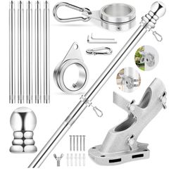 Upgraded Thicken 6 FT Sainless Steel Flag Pole