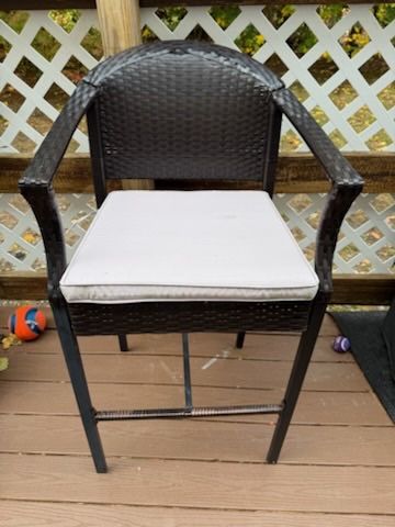 Outdoor Patio Bar Stools  - Set of Two