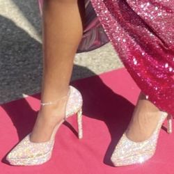 Bling/Rhinestone Platform Heel 