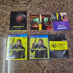 Cyberpunk 2077 PlayStation 4 PS4 Game with Free Upgrade to PS5