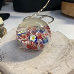 Vintage Glass Paper Weight 