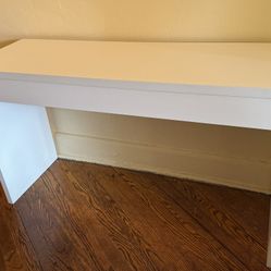 White Console Table 