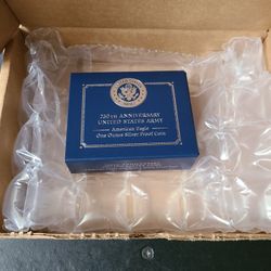 250th Anniversary
United States Army American Eagle One Ounce Silver Proof Coin