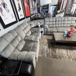 Gray 3Pc Living Room Set 🩶🩶 Easy Purchase Available ✅
