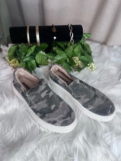 Soda Camo Slip-On Sneakers