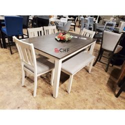 6 Piece Dining Table Set  - Limited Time Offer 
