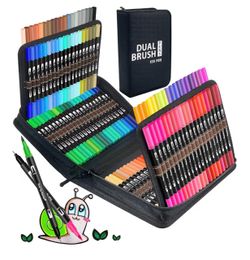 Dual brush pens 120 pcs