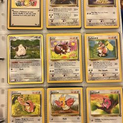 Binder Collection of 108 Vintage Pokemon Cards in Excellent Condition