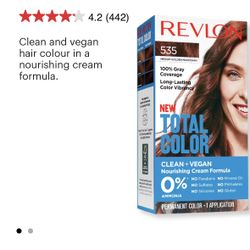 Reckon Total Color, Hair Dye #535,Medium Golden Mahogany (535)