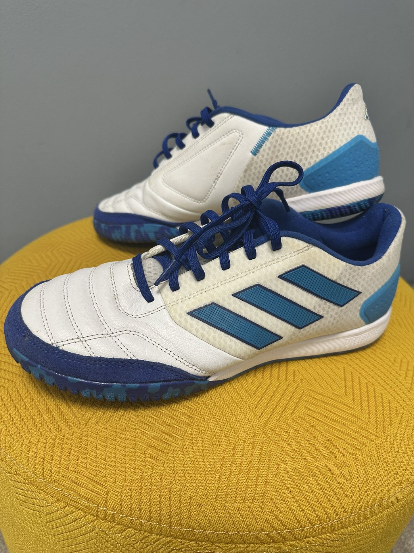 Indoor shoes Adidas Top Sala Competition Soft Leather Indoor Soccer Shoes Men's Sz 10