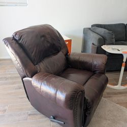 Brown Leather Recliner