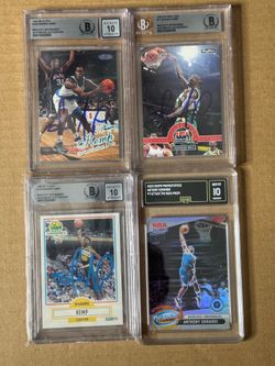 4 NBA cars grade good condition