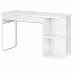 White IKEA Micke Desk