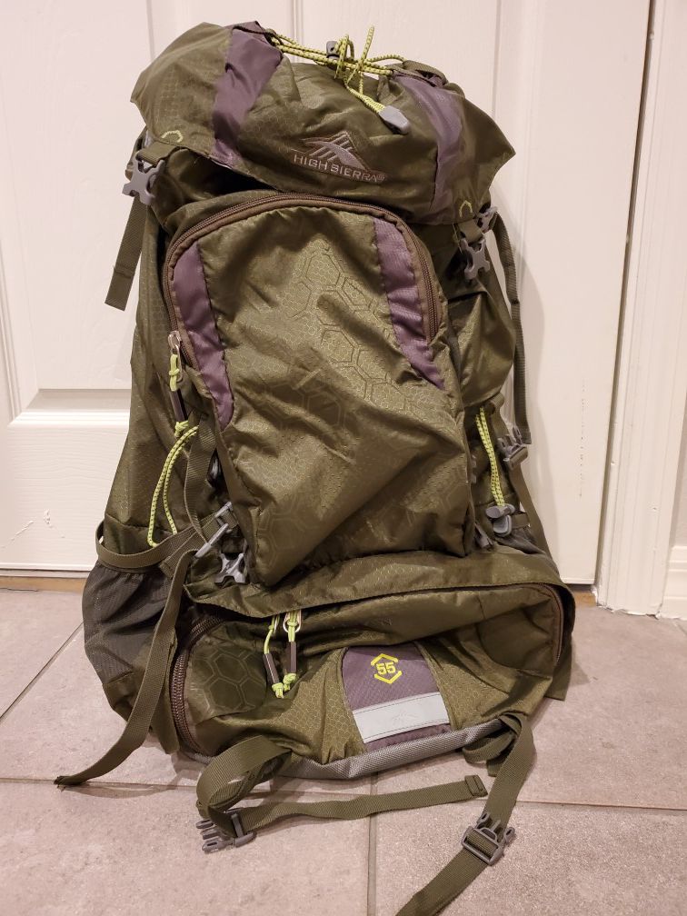 High Sierra 55 L Hiking Backpack