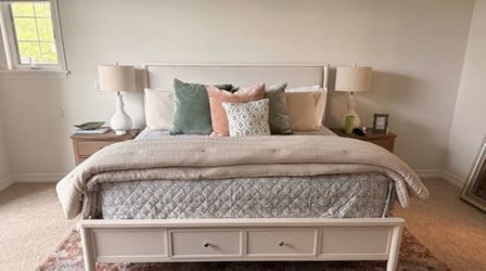 Queen bed& frame